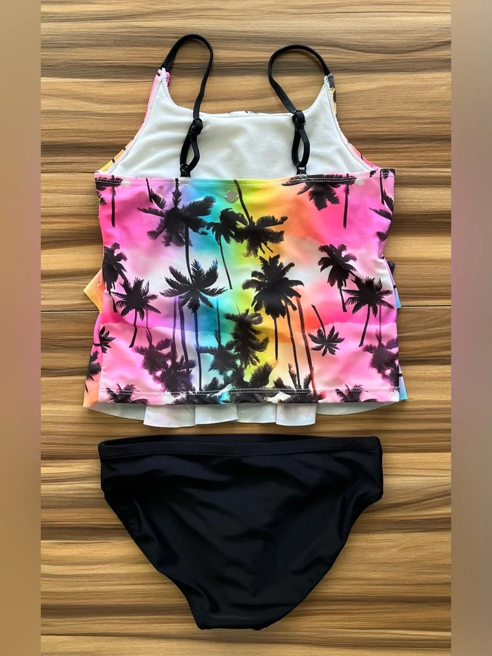 Walmart Justice Girls Tankini Swimsuit 6 Piece Bundle Size M(10)
